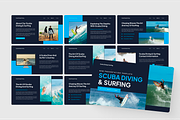 Scuba Diving & Surfing Google Slides, a Presentation Template by SquidPixey (Thumbnail 4 of 6)