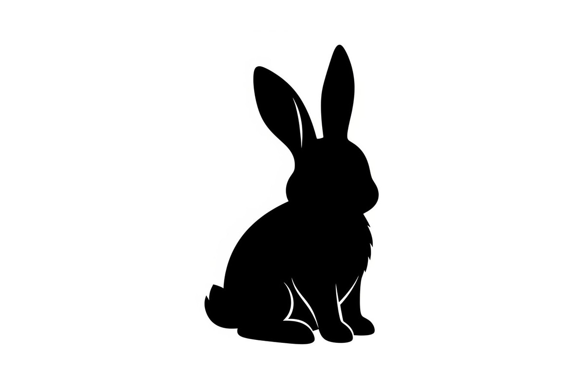 Cute Easter Bunny Silhouette bundle, an Illustration by Artivon (Photo 7 of 51)