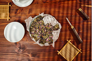 Loose leaf herbal tea blend, a Food & Drink Photo by darksoul72