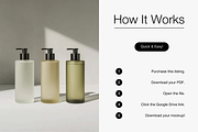 Neutral Cosmetic Bottles Mockup, a Packaging Mockup by Digital Asset Co (Thumbnail 4 of 4)