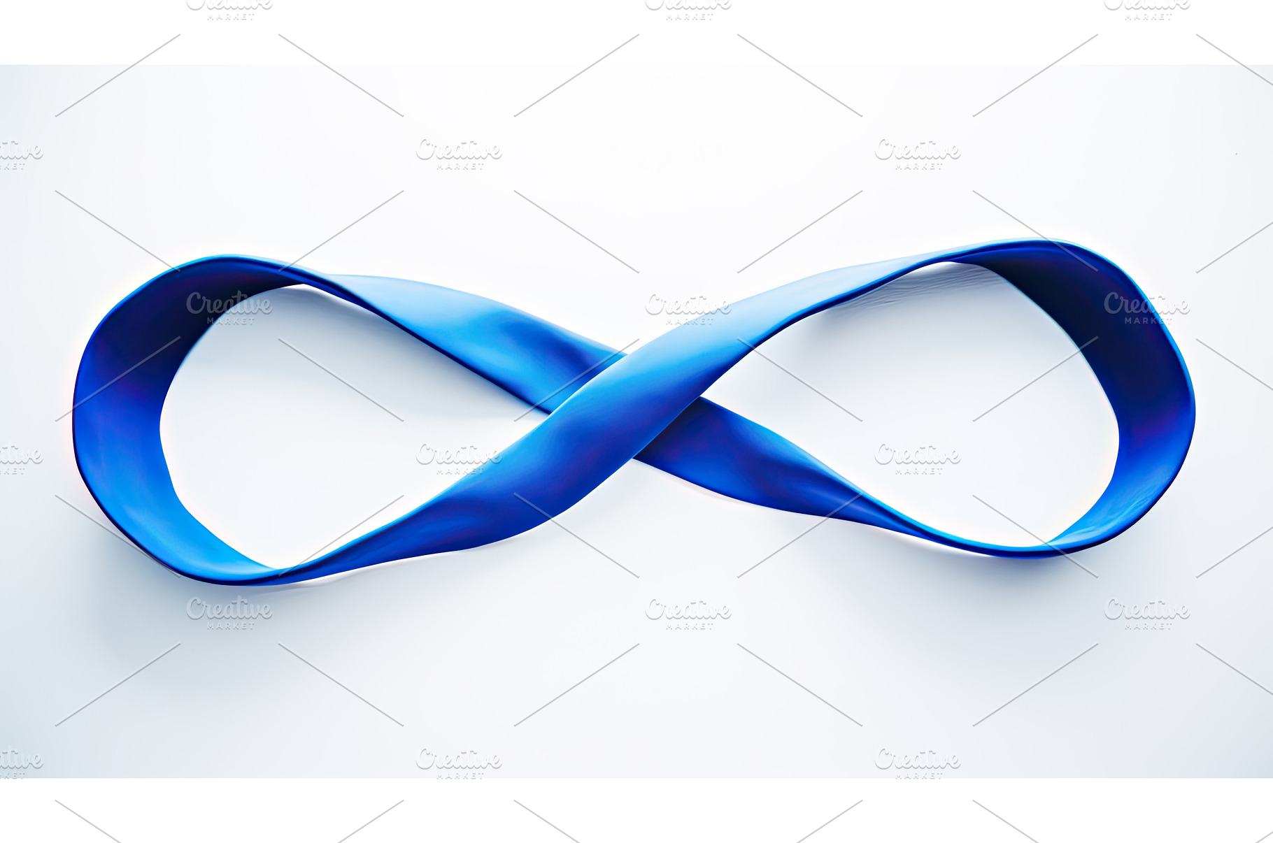 bold blue infinity symbol ai, a Background Photo by pikepicture