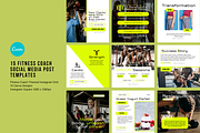 Fitness Coach Social Media, a Social Media Template by Sincerely Media (Thumbnail 1 of 9)