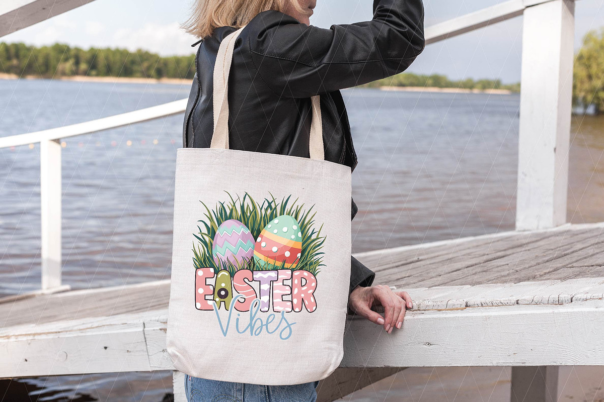 Happy Easter Day Easter Vibes Png, an Illustration by DreamPrint404 (Photo 3 of 7)