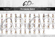 Patchwork Haunts: Rustic Halloween, an Animal Illustration by NiiiNArt (Thumbnail 3 of 3)