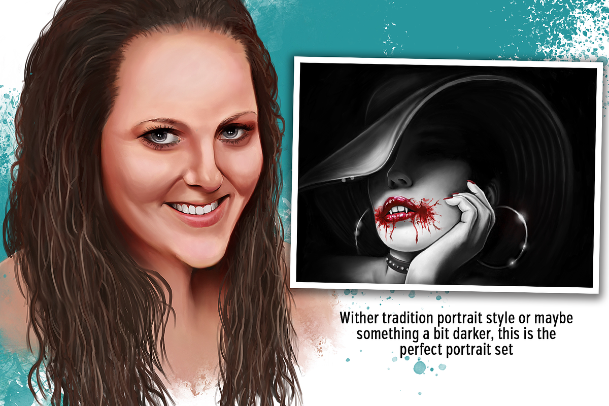Perfect Portrait Pack, a Brushes & More by potterDesigns (Photo 3 of 8)