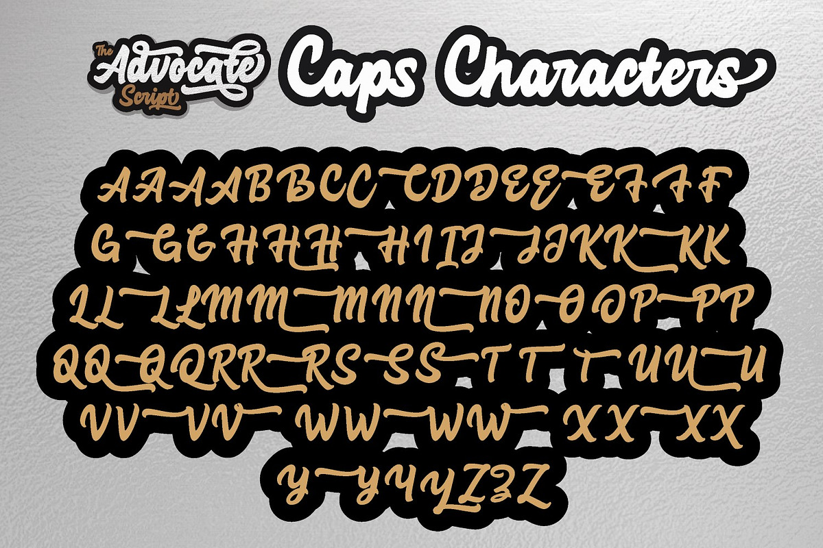 Advocate Script 4 Style + Extras preview 7