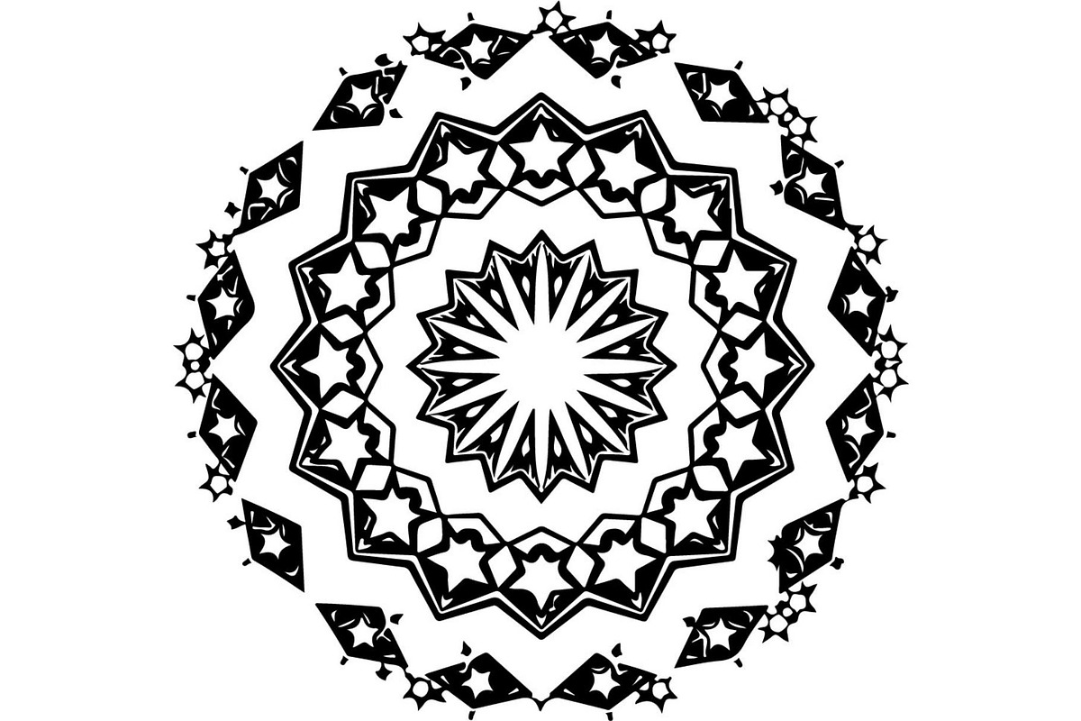 Abstract Geometric Mandala, an Object Graphic by Creativeshirt (Photo 12 of 17)