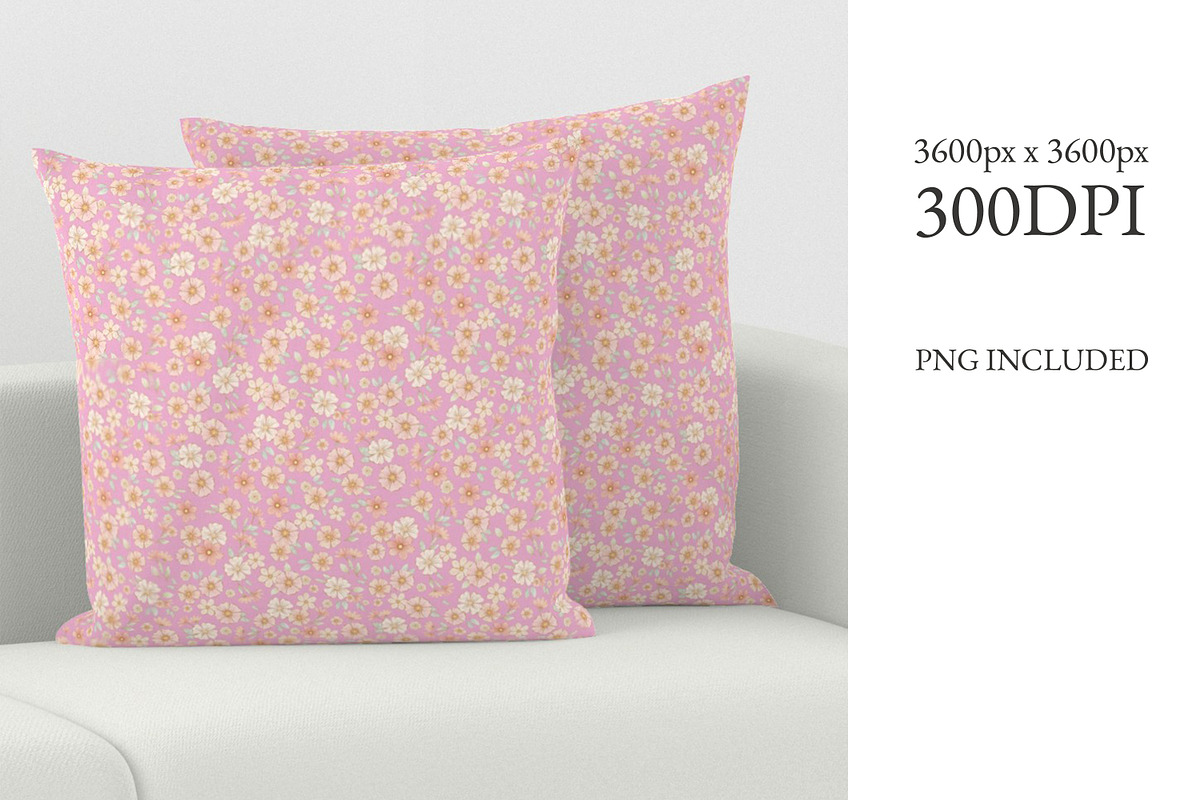 Blush Ditsy Florals, a Pattern Graphic by Naty Art (Photo 8 of 8)