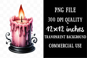 Black Pink Halloween Clipart, an Illustration by Designking (Thumbnail 4 of 4)