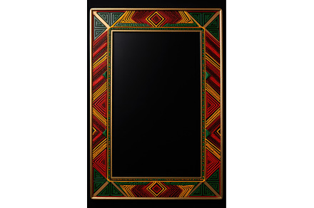 A picture frame with a pattern on it, an Abstract Photo by tilialucida