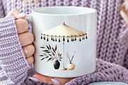 Ivory and Black Hello Summer Clipart, an Illustration by CraftArtStudio (Thumbnail 5 of 6)