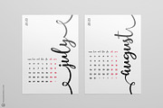 NEW 2021 Year Calligraphy Calendar, a Stationery Template by Bordo (Thumbnail 4 of 7)