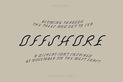 Offshore Display Font, a Font by Studio Alexander (Thumbnail 1 of 7)