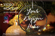 Glass Ornament Mockup Video, a Cups & Container Mockup by MockupsBox (Thumbnail 1 of 5)