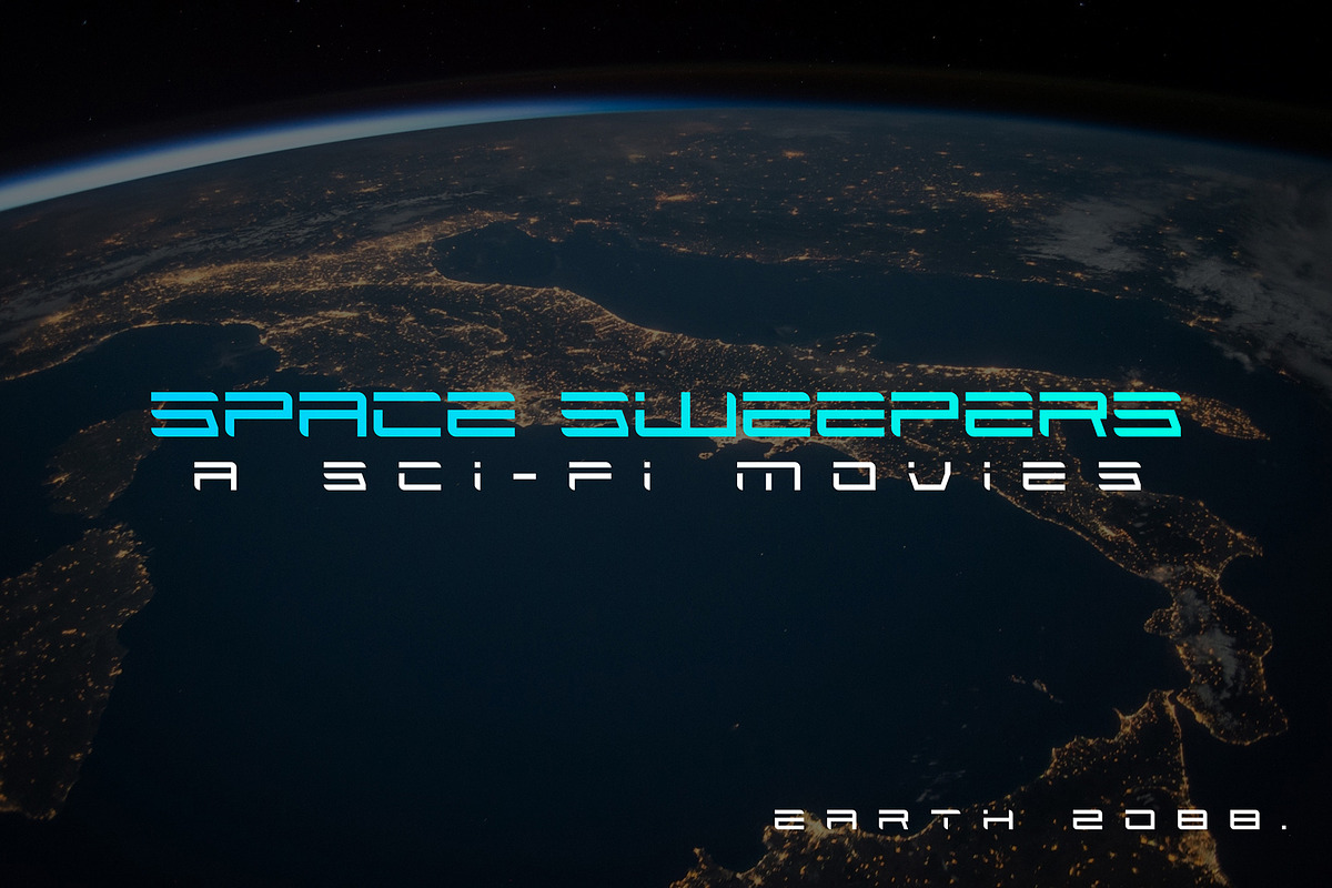 Spacestar - Futuristic Font, a Font by Snape Design Studio (Photo 3 of 6)