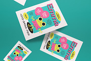 Green Kiddieland Birthday Invitation, a Card Template by graphicook (Thumbnail 2 of 3)