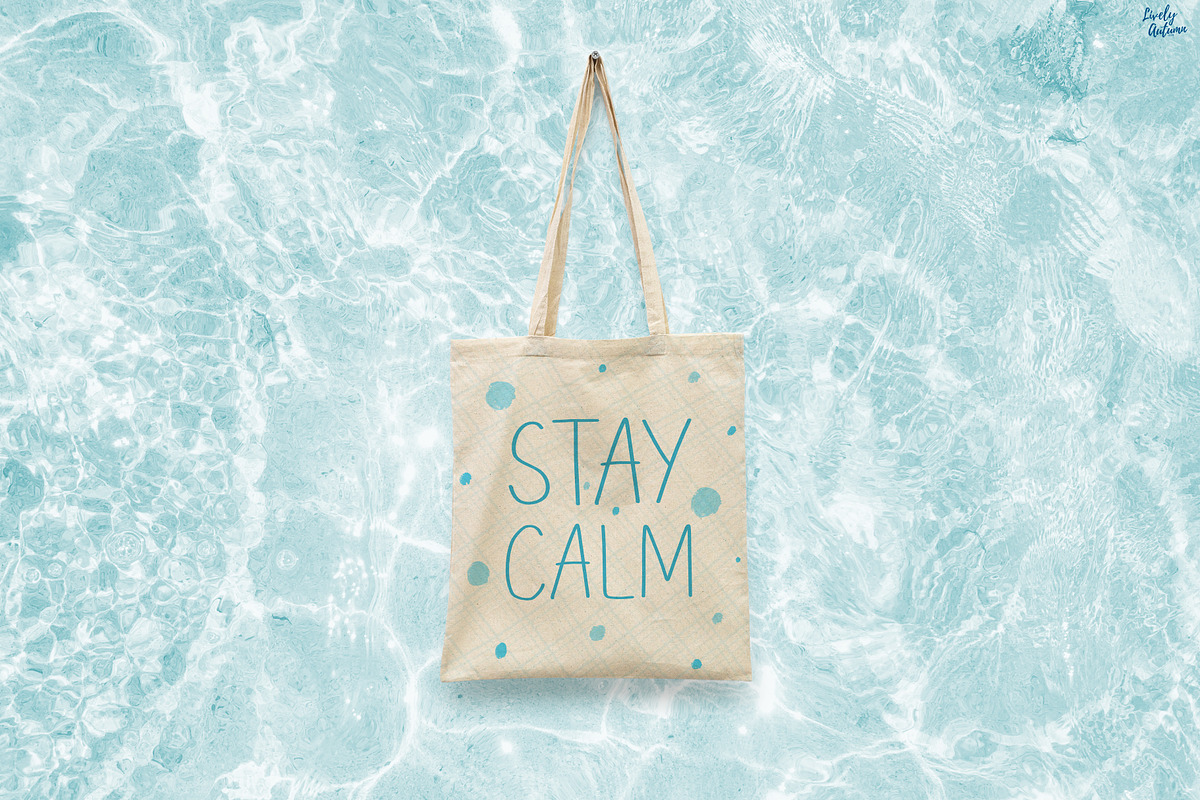 Calm Vibes | Sans serif Handwritten, a Handwritten Font by LivelyAutumn11.11 (Photo 5 of 5)
