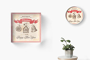 Vintage Christmas cards, a Card Template by Tabiti (Thumbnail 2 of 9)