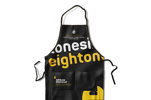 Apron Mock-Up PSD Template