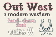 Out West, Multi-Lingual Western Font, a Handwritten Font by Eryn Rose Design (Thumbnail 6 of 15)