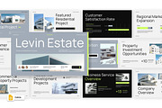 Modern Real Estate Google Slides, a Presentation Template by Loin Studio (Thumbnail 1 of 4)