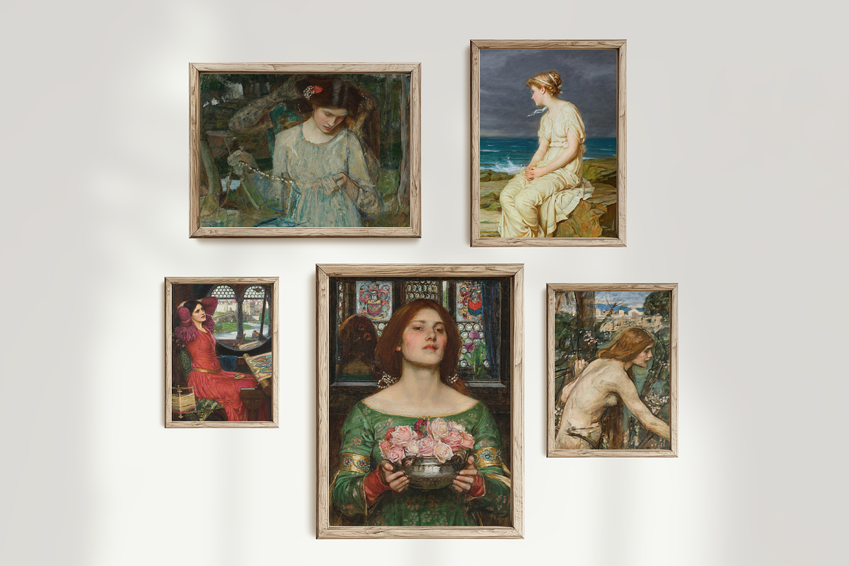 John William Waterhouse, a Person Illustration by Digital Museum (Photo 2 of 4)