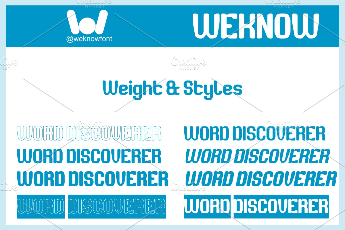 Word Discoverer font, a Sans Serif Font by weknow (Photo 7 of 8)