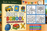 Bold & Easy Back to School Coloring, an Education Illustration by Coco Bloom (Thumbnail 5 of 6)