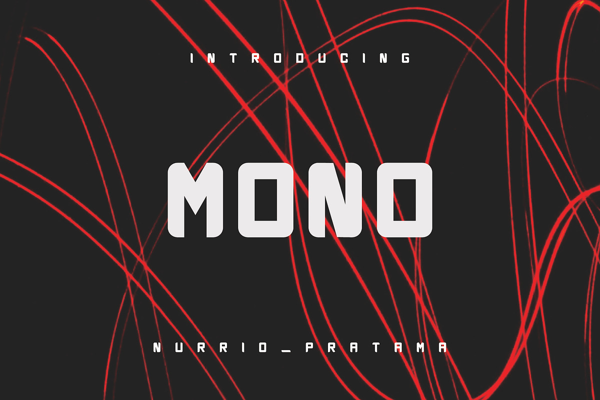 mono, a Sans Serif Font by riotama85 (Photo 1 of 5)