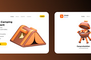 Adventure & Camping 3D Icon Pack, a Furniture 3D Model by orenjidesign (Thumbnail 6 of 8)