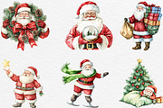 Santa Claus Clipart, an Illustration by Black Bird Studio (Thumbnail 6 of 6)