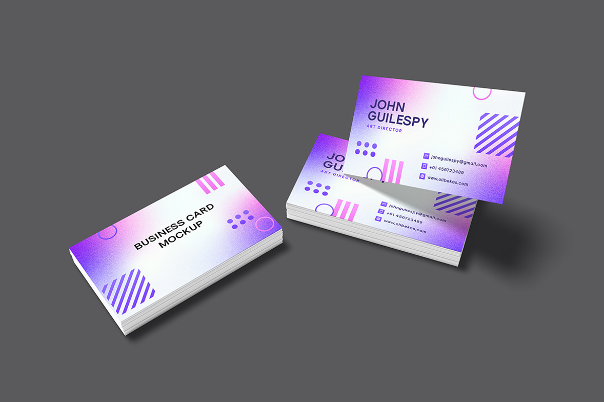 Business Card Mockup, an Advertising Mockup by Alhaytar (Photo 3 of 4)