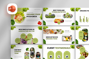Organic Food Presentation Template, a Presentation Template by Digitcase x Wealthwells