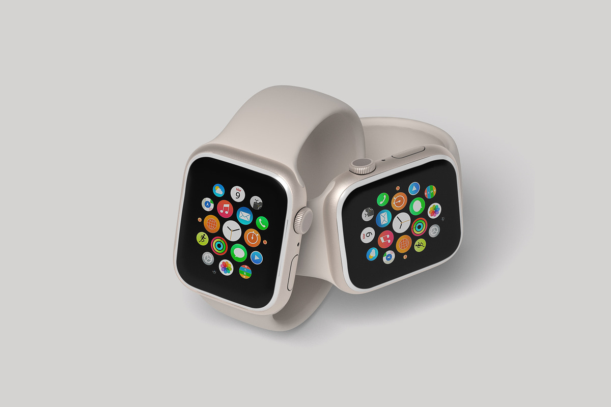 iWacth Mockup, a Wearable Device Mockup by ulfatunnazira (Photo 3 of 6)