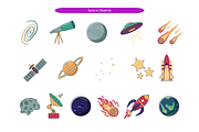 Space Objects, an Education Illustration by Creathub Studio (Thumbnail 2 of 3)