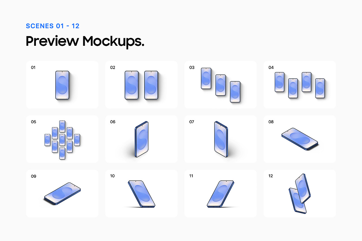 Galaxy S25 Mockups Scenes, an Android Mockup by Asylab (Photo 2 of 58)