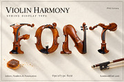 Violin Harmony Font, a Serif Font by Handmadefont (Thumbnail 1 of 15)