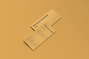 A4 TRIFOLD/BROCHURE MOCKUP