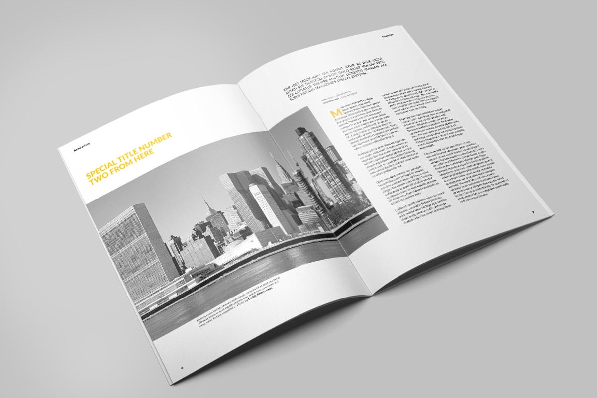 Architecture Magazine, a Magazine Template by Firtana (Photo 3 of 10)