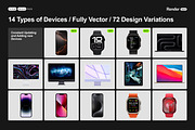 Apple Devices Mockup Bundle, an iPhone Mockup by Renderteam (Thumbnail 2 of 20)