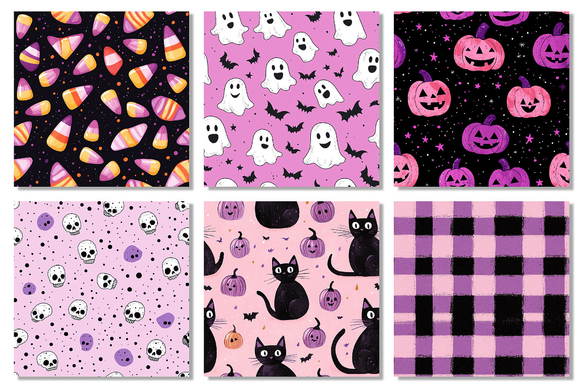 Halloween Seamless Digital Paper, a Texture Graphic by Dream Creation (Photo 5 of 7)