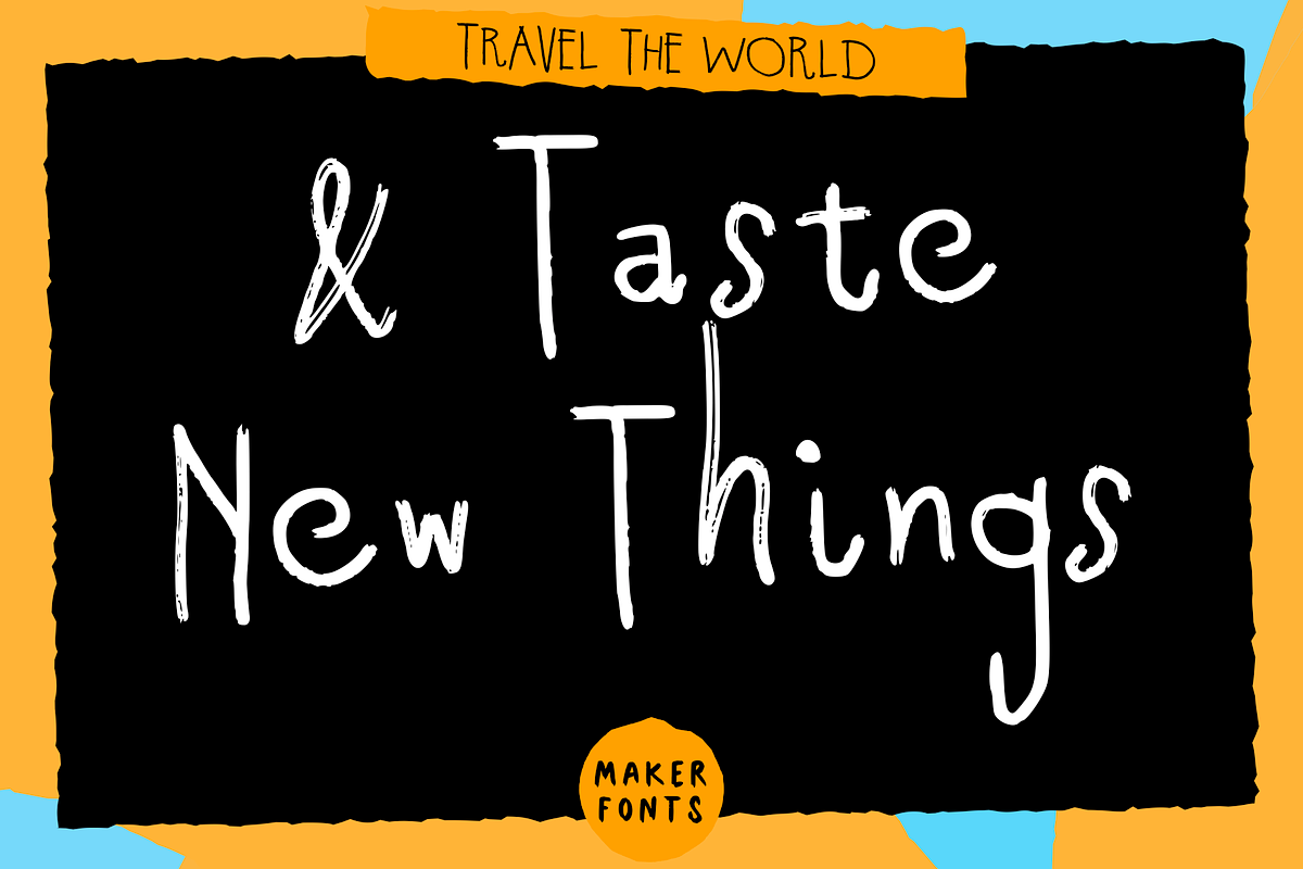 Baby Marmalade Handmade Font, a Handwritten Font by Maker Fonts (Photo 12 of 13)