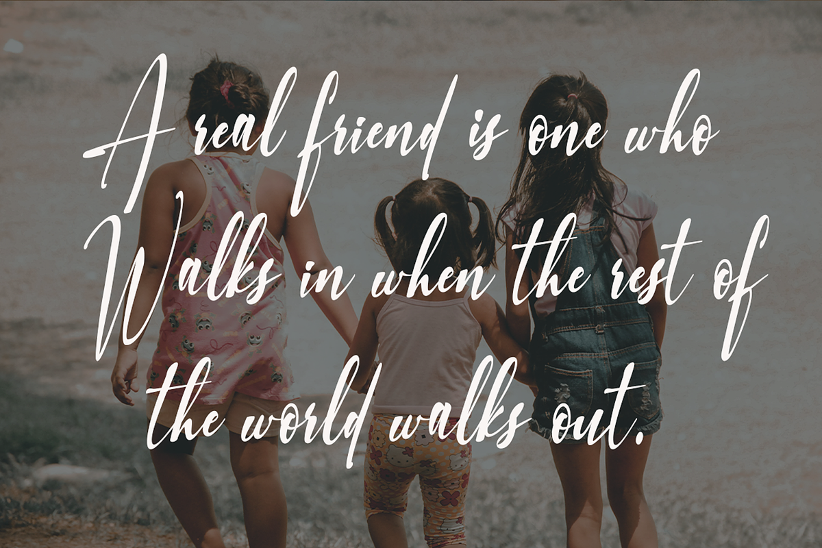 Charlotte Script, a Script Font by PollemSt (Photo 2 of 8)