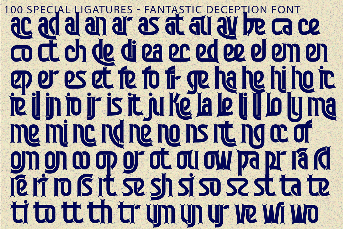 Fantastic Deception Font, a Serif Font by 177Studio (Photo 9 of 9)