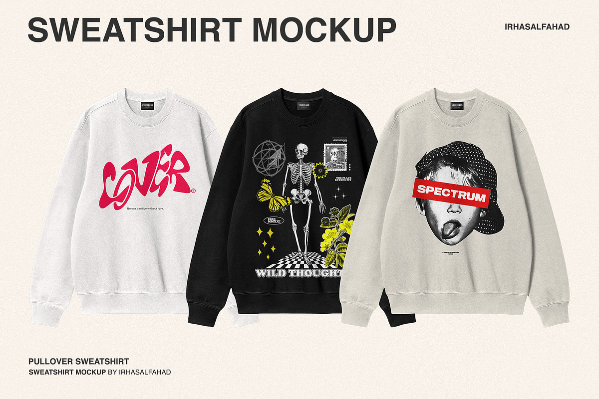 Sweatshirt Mockup, a Shirt Mockup by Irhasalfahad (Photo 4 of 4)