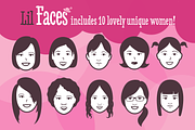 Lil Faces, an Object Graphic by Lil Squid (Thumbnail 2 of 5)
