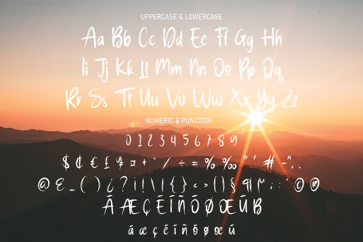 Sunshine | Script Font, a Script Font by Scratchones (Photo 3 of 8)