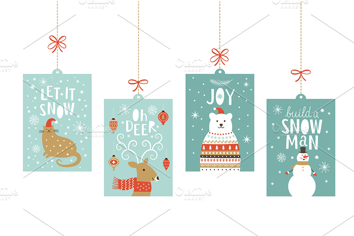 Christmas cards, an Illustration by lenlis (Photo 3 of 5)