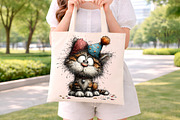 Whimsical Birthday Cat Clipart, a Transportation Illustration by Digital Artistic99 (Thumbnail 8 of 10)