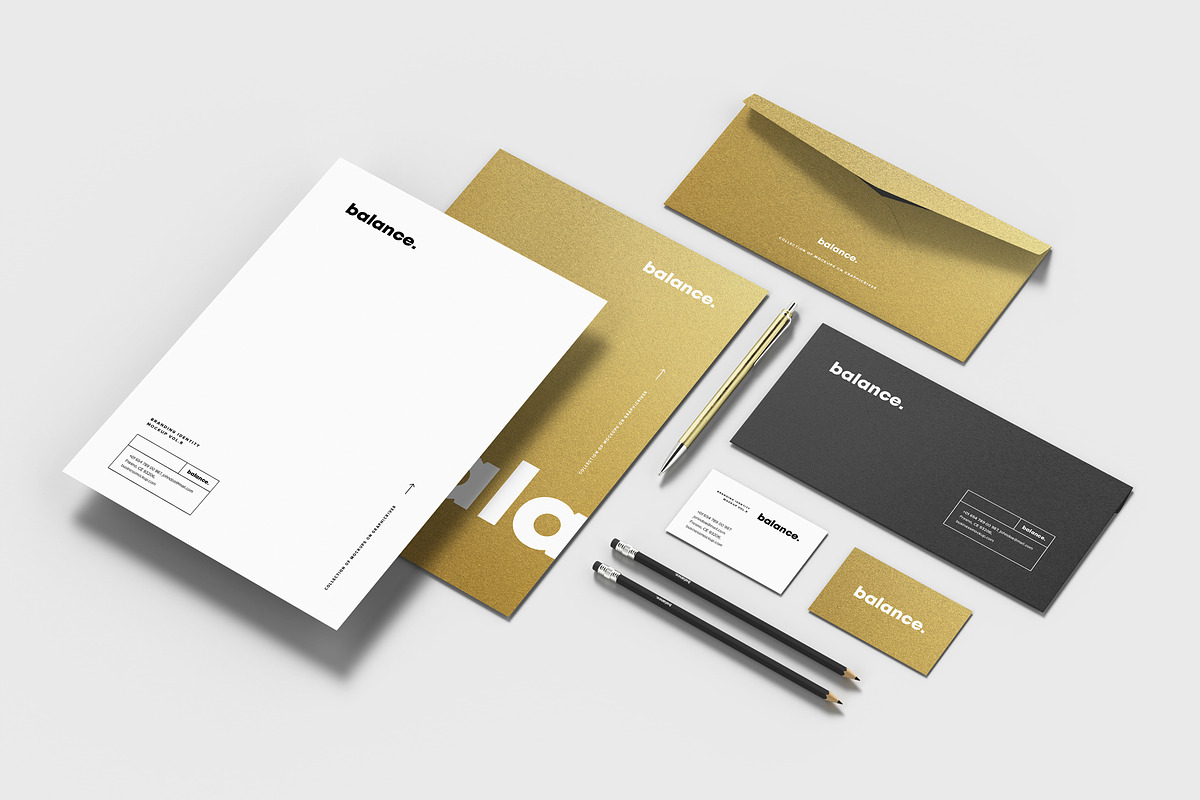 Stationery Branding Mockup 7, a Pens & Pencil Mockup by Yogurt86 (Photo 13 of 14)
